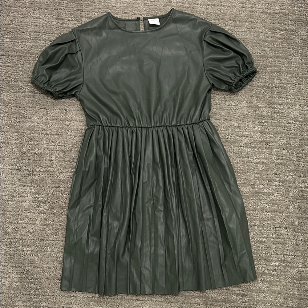 Zara Kids Formal Dress in Dark Green